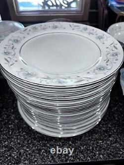 138 PCs English Garden Fine China Japan 1221 Huge Lot Platters Plates Bowls Cups
