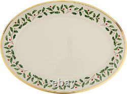 146504450 Holiday Oval Porcelain Serving Platter