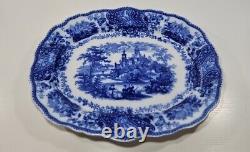 15 Oval Serving Platter Non Pareil (Flow Blue) by BURGESS & LEIGH SEE PICS