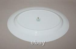 15 Oval Serving Platter Waterford China Bellamont Hall Gray Band Greek Key