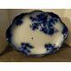 16 3/8 X 12 1/4 Antique Fine Porcelain Blue Flow Serving Platter England