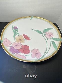 1970 Hutschenenreuther Germany Leonard Paris Decor Topkopi Footed Platter 12