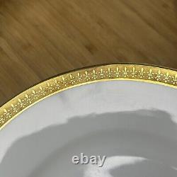 2 Richard Ginori Italy Ponte Vecchio 13 Oval Serving Platters Gold Encrusted