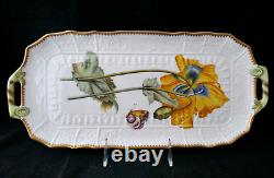 Anna Weatherley Botanical Studies Yellow Flower Embossed Sandwich Tray