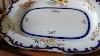 Antique Davenport Floral China 583 Serving Platter 1870 1886