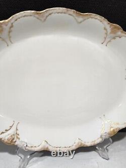 Antique Theodore Haviland Limoges France 14 OVAL SERVING PLATTER Schleiger 133