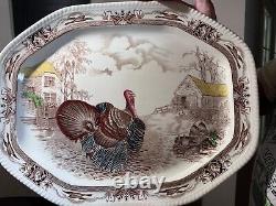 Antique Turkey Platter Johnson Bros