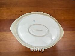 Basset Limoges Austria Hand-Painted PEACOCK 17 Serving Platter EUC