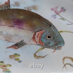 Bonn Fish Platter Porcelain Serving Dish Hand Painted Germany Elegant Vintage