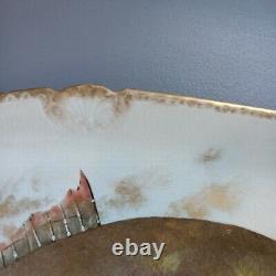 Bonn Fish Platter Porcelain Serving Dish Hand Painted Germany Elegant Vintage