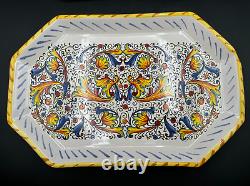 Brand New Pair of 8.5x13.5'' MERIDIANA CERAMICHE (ITALY) MC61 Serving Platters