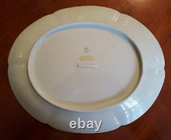 Chastagner Limoges Large Serving Platter Floral Pattern Bone China