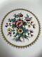 Coalport Ming Rose Round Platter 12 Inch Chop Plate Pink Yellow Flowers