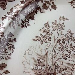 Copeland Spode Turkey Serving Platter (Brown & White)