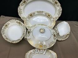 Empress China ANNIVERSARY Japan #100 7 Piece Serving Set Platters, Bowls+