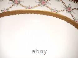 Faberge China Rose Trellis PLATTER RARE VINTAGE JAPAN PORCELAIN