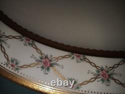 Faberge China Rose Trellis PLATTER RARE VINTAGE JAPAN PORCELAIN