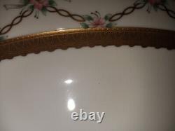 Faberge China Rose Trellis PLATTER RARE VINTAGE JAPAN PORCELAIN