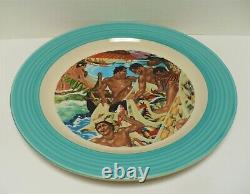 HOMER LAUGHLIN Hawaiian Ware 16'' Platter Eugene Savage New Original Stock