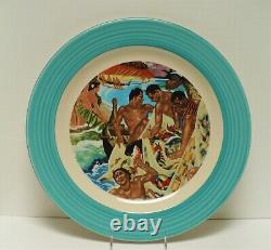 HOMER LAUGHLIN Hawaiian Ware 16'' Platter Eugene Savage New Original Stock