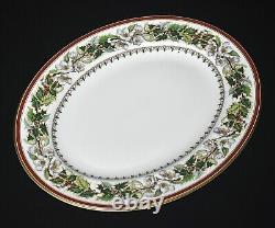 HTF Spode Christmas Rose 15 Bone China Oval Serving Platter Made In England