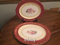 Hammersley KING Pattern #4168 Set of 2 Sizes Serving Platters