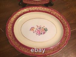 Hammersley KING Pattern #4168 Set of 2 Sizes Serving Platters