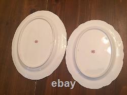 Hammersley KING Pattern #4168 Set of 2 Sizes Serving Platters