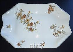 Haviland & Co Limoges Old Blackberry Platter Tray 18 ½ x 12 RARE NAPKIN FOLD