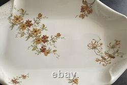 Haviland & Co Limoges Old Blackberry Platter Tray 18 ½ x 12 RARE NAPKIN FOLD