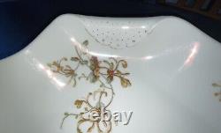 Haviland & Co Limoges Old Blackberry Platter Tray 18 ½ x 12 RARE NAPKIN FOLD