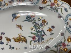 Haviland Limoges GOLDEN QUAIL Massive 18 Oval Serving Platter. FRANCE