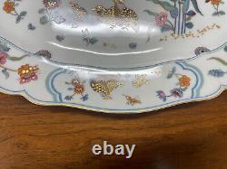 Haviland Limoges GOLDEN QUAIL Massive 18 Oval Serving Platter. FRANCE