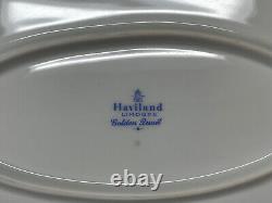 Haviland Limoges GOLDEN QUAIL Massive 18 Oval Serving Platter. FRANCE