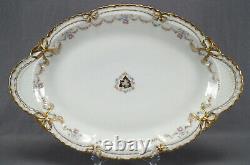 Haviland Limoges Schleiger 597 A Double Gold Bows 18 3/4 Inch Platter 1903-1925