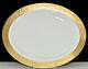 Haviland Limoges Thistle Oval Serving Platter 13 3/8, Gold Crusted, Mint