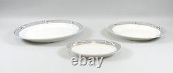 Haviland RANI Porcelain 13 & 11 Oval Serving Platters+Relish Dish