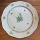 Herend Porcelain Green Chinese Bouquet Large Round Serving Platter #155/av