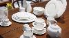 Hosen Two Eight Ceramics Wang Ge Series Diamond Shaped White Bone China Dinnerware Porcelain Plates