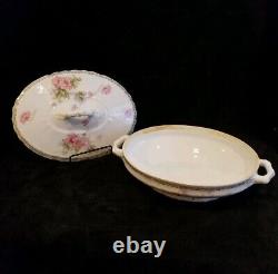 Imperial Ophelia Austria Primrose Design Covered Casserole With 2 Serving Platters