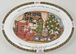 International China Christmas Story Large Serving Platter Susan Winget