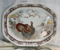 JOHNSON BROS. 20 1/2 Barnyard King England Turkey Platter