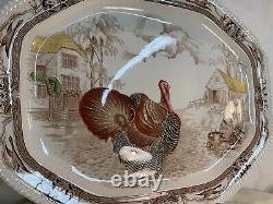 JOHNSON BROS. 20 1/2 Barnyard King England Turkey Platter