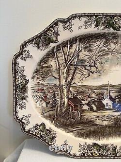 Johnson Brothers England 20 The Friendly Village Turkey Platter