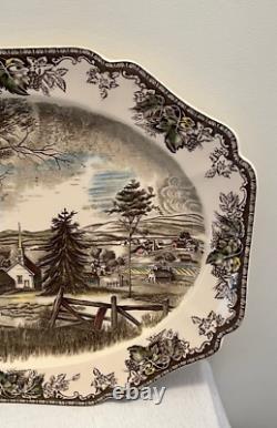 Johnson Brothers England 20 The Friendly Village Turkey Platter