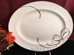 Kate Spade Belle Boulevard Large Oval Serving Platter 16 NEW withtags USA white