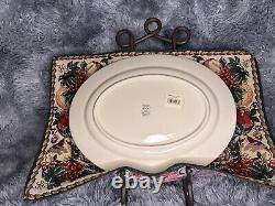 Lenox 13 Oval Serving Platter Winter Greetings Made In US