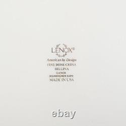 Lenox Bellina Bone China Platinum Banded Large Oval Serving Platter 16x12.5 B
