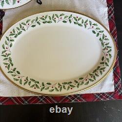 Lenox Dimensions Holiday China 16 Oval Serving Platter