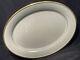 Lenox Eternal 16-1/4 Oval Meat Medium Serving Platter Ivory Gold Band Dishes